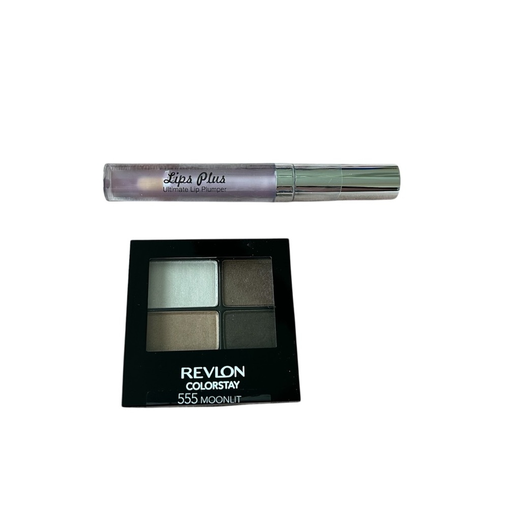 🆕Revlon ColorStay 555 Moonlit Eyeshadow Palette and Lips Plus Lip Plumper